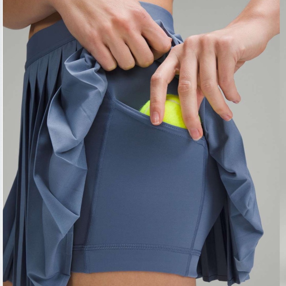 Lululemon High-Rise Pleated Tennis Skirt oasis Blue - Picture 4 of 12